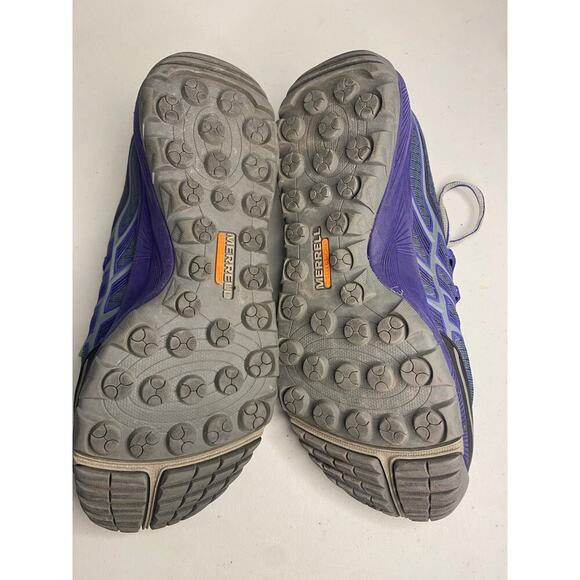 Women's Dark Slate Blue Merrell Trail Running Sneakers Shoe All Out Rush Size 9 - Picture 11 of 14